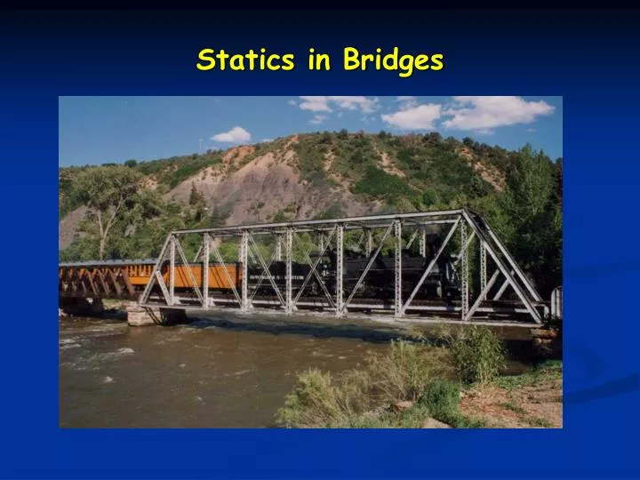 statics in bridges