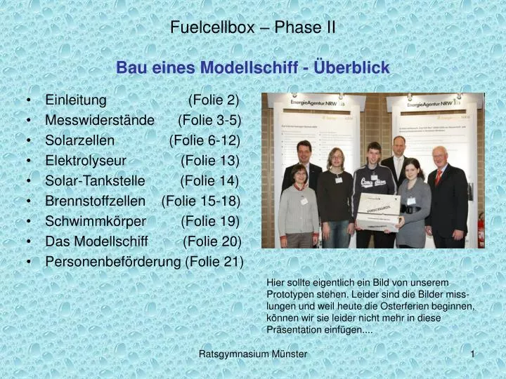 fuelcellbox phase ii bau eines modellschiff berblick
