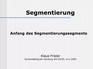 segmentierung