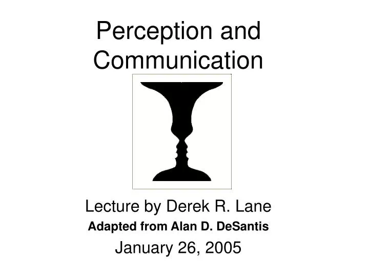 perception and communication