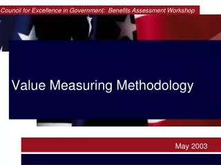 Value Measuring Methodology