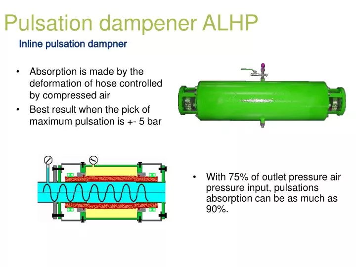 pulsation dampener alhp