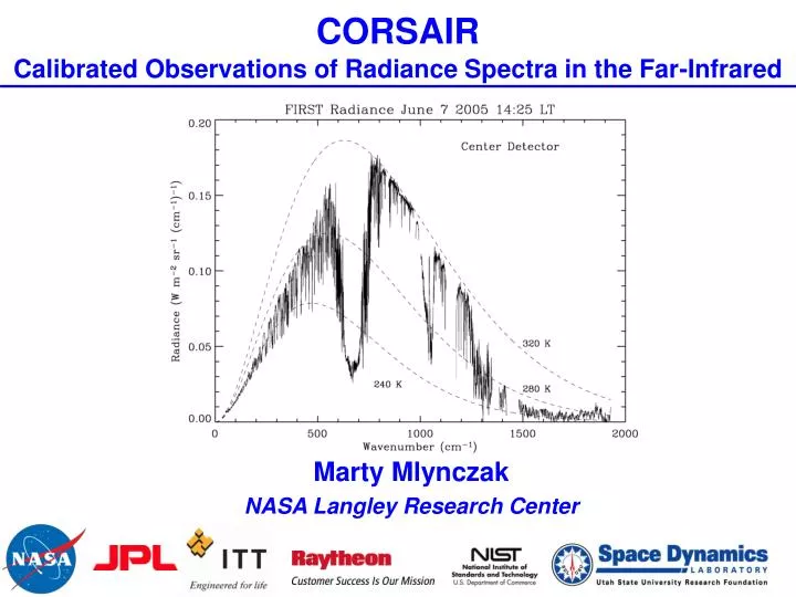 corsair calibrated observations of radiance spectra in the far infrared