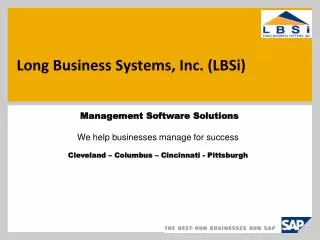 Long Business Systems, Inc. (LBSi)