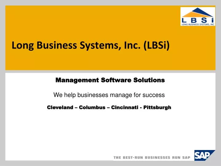long business systems inc lbsi