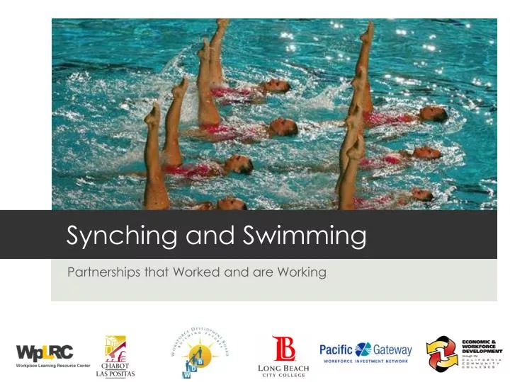 synching and swimming