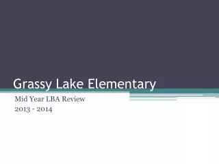 Grassy Lake Elementary