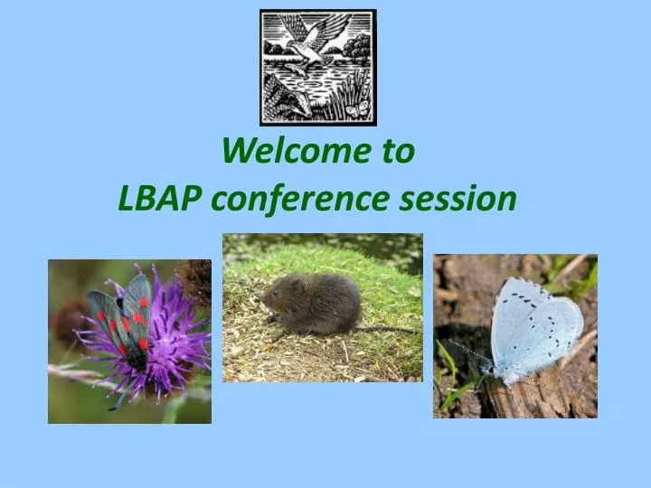 welcome to lbap conference session