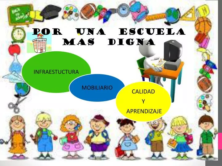 por una escuela mas digna