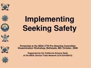 Implementing Seeking Safety