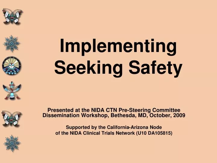implementing seeking safety