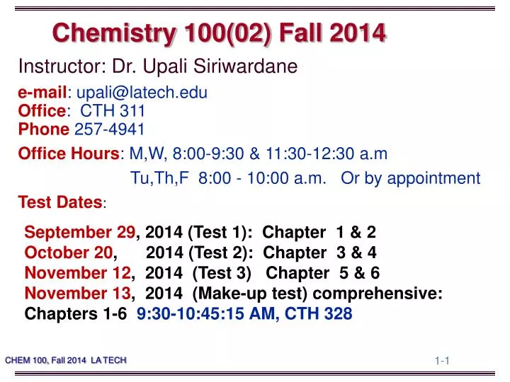 chemistry 100 02 fall 2014
