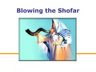 Blowing the Shofar