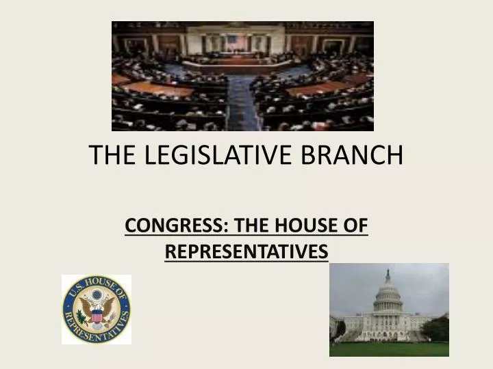 the legislative branch