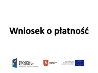 wniosek o p atno