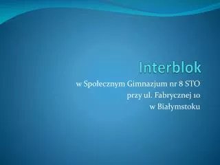 interblok