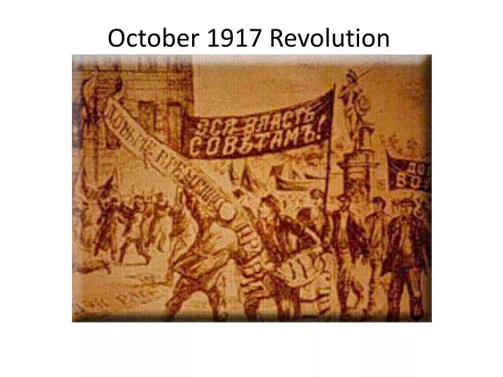 october 1917 revolution