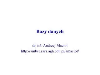 bazy danych