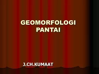 geomorfologi pantai