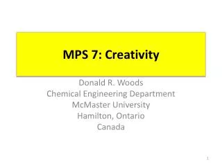 MPS 7: Creativity