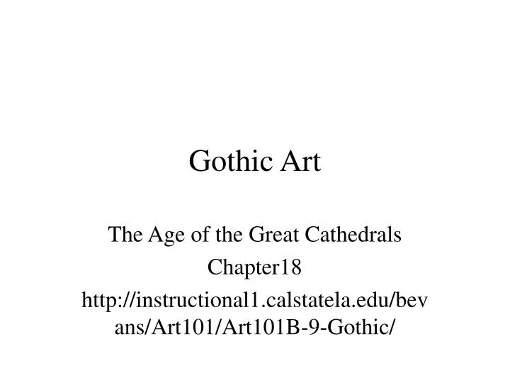 gothic art