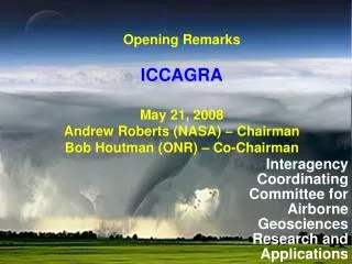 Interagency Coordinating Committee for Airborne Geosciences Research and Applications