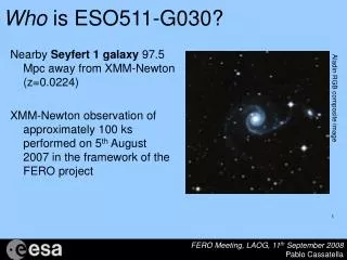 Who is ESO511-G030?