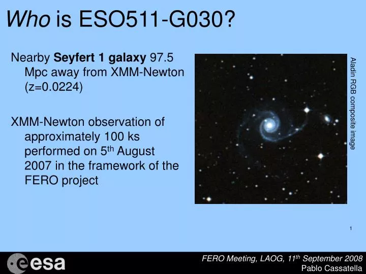 who is eso511 g030