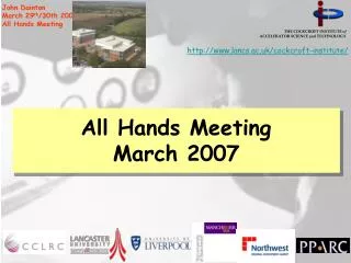 All Hands Meeting March 2007