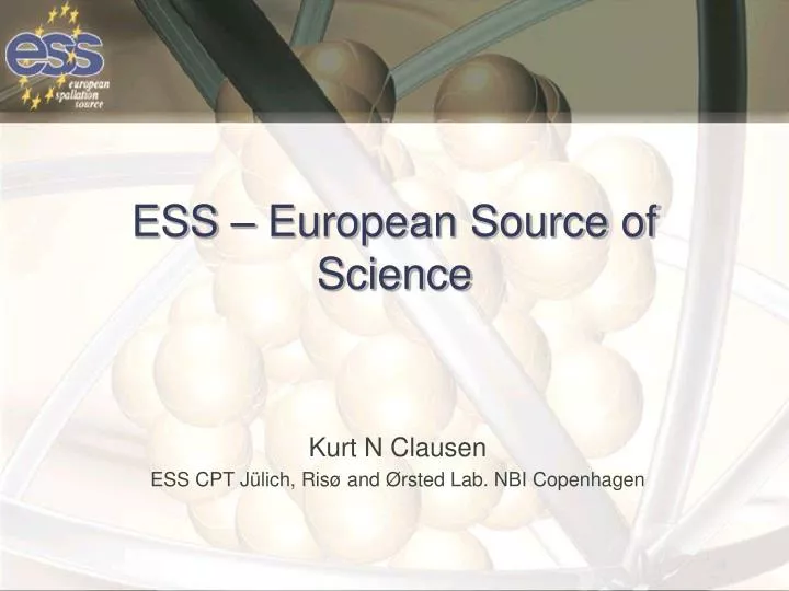 ess european source of science