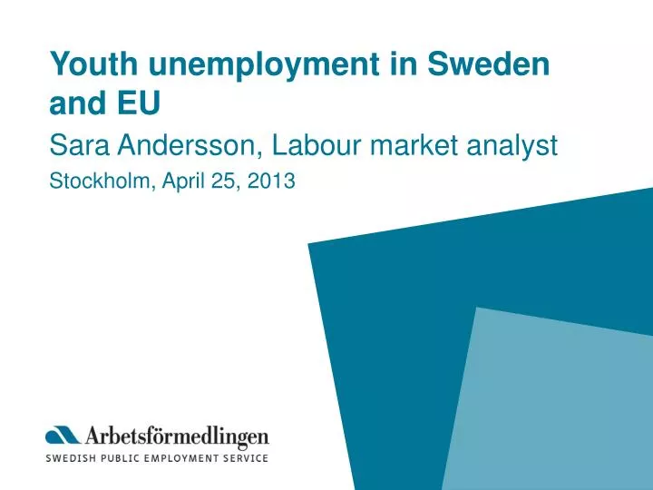 youth unemployment in sweden and eu