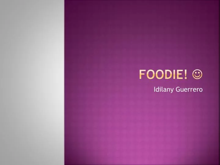 foodie