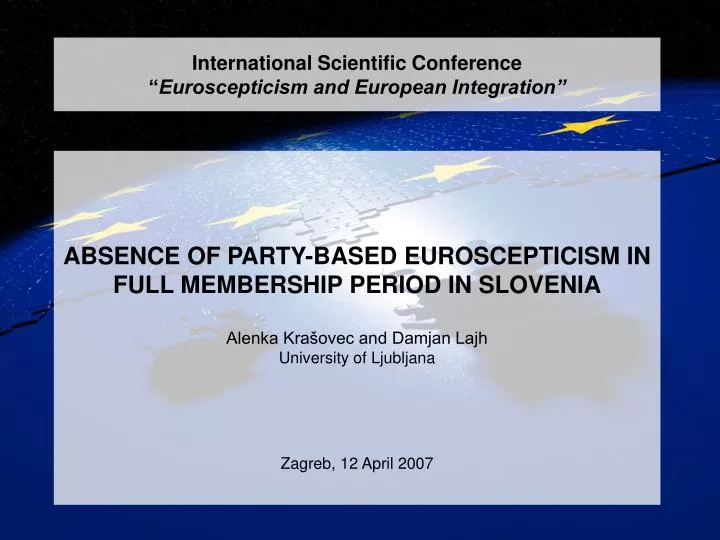 international scientific conference euroscepticism and european integration