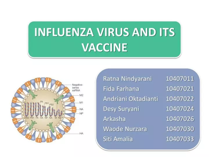 influenza virus and its vaccine