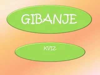 gibanje