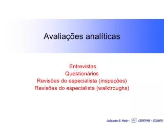 avalia es anal ticas