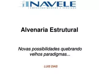 alvenaria estrutural