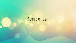 Surat al Lail