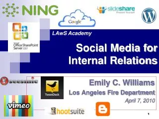 Social Media for Internal Relations