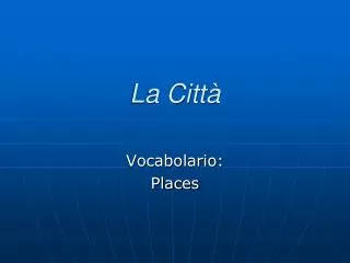 la citt