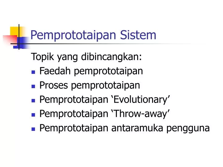 pemprototaipan sistem