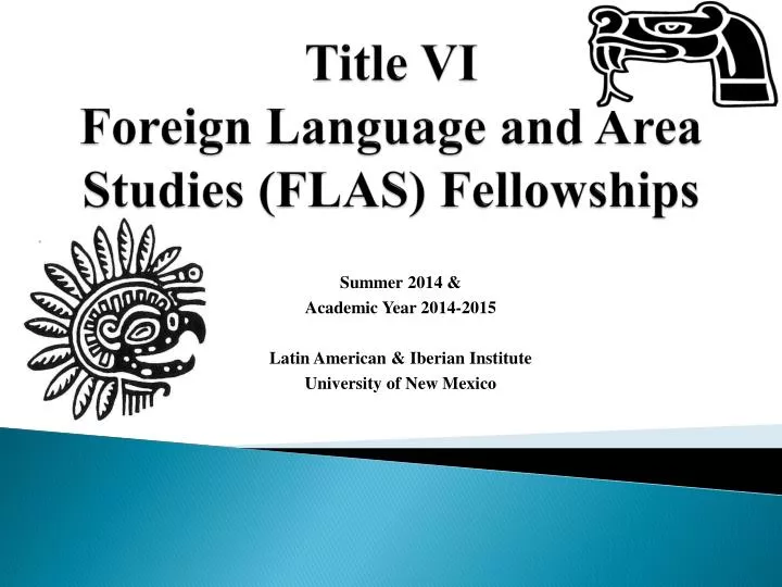 title vi foreign language and area studies flas fellowships