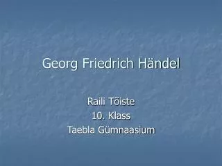 georg friedrich h ndel
