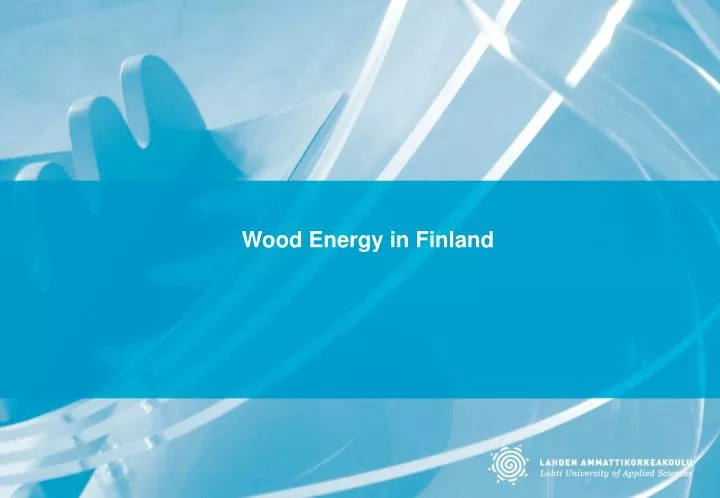 wood energy in finland