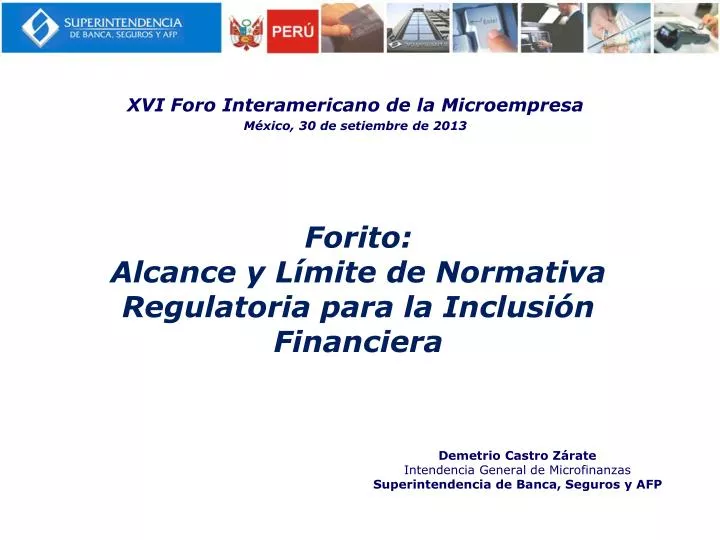 forito alcance y l mite de normativa regulatoria para la inclusi n financiera