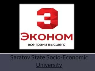Saratov State Socio-Economic University