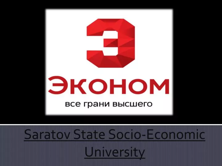 saratov state socio economic university