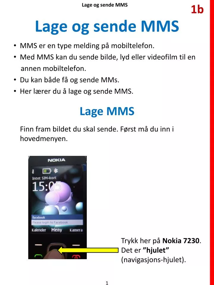 lage og sende mms