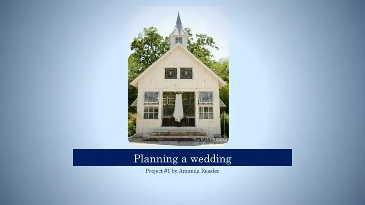 planning a wedding