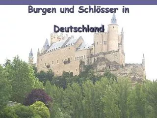 burgen und schl sser in deutschland